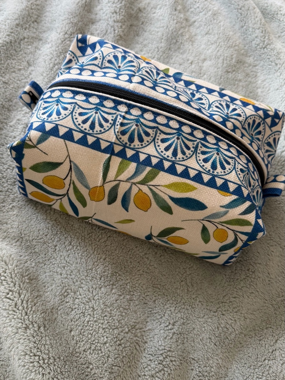 Lemon makeup bag